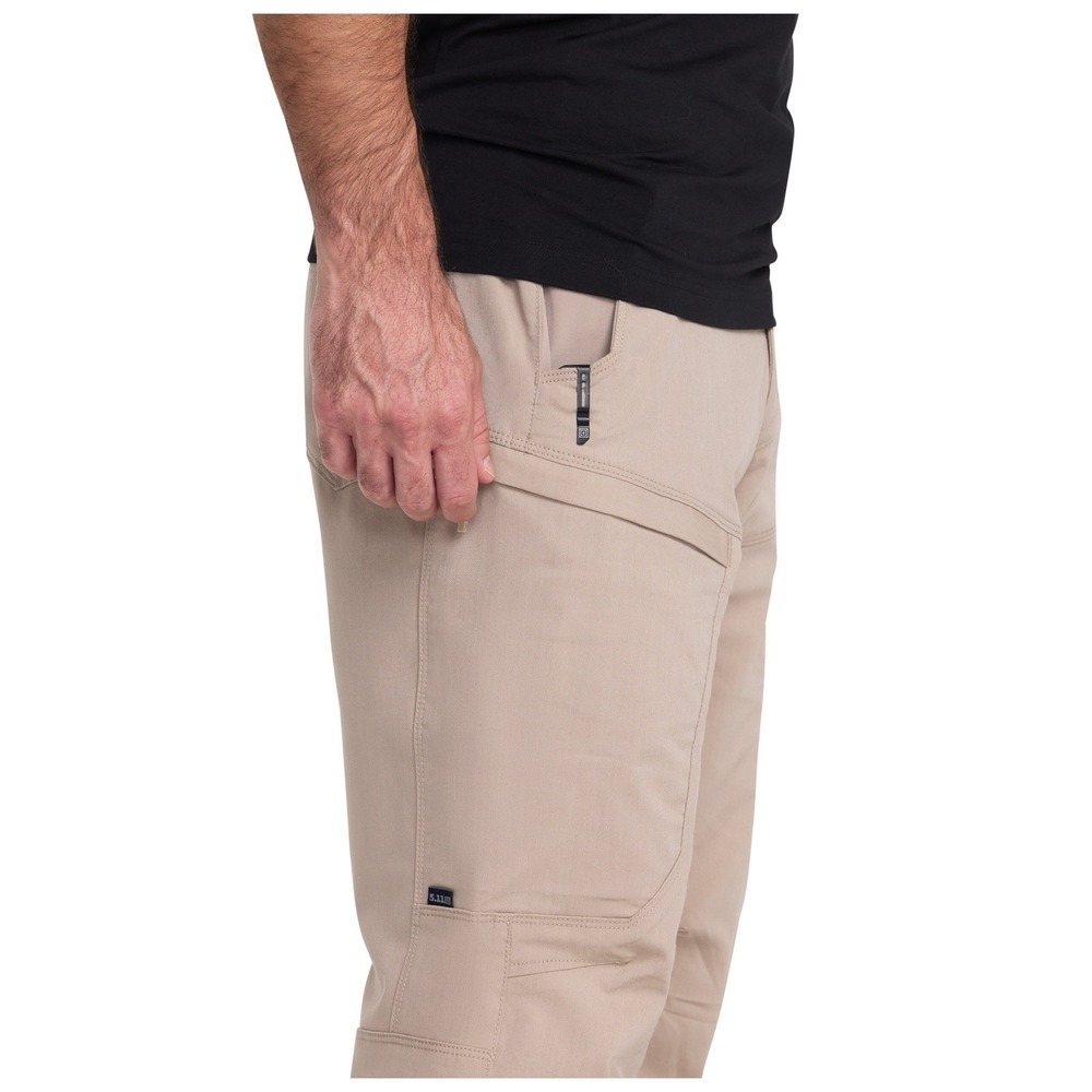 5.11 Tactical Apex Cargo Pants Khaki Stretch Canvas Utility Pants 8 Regular - Picture 3 of 10